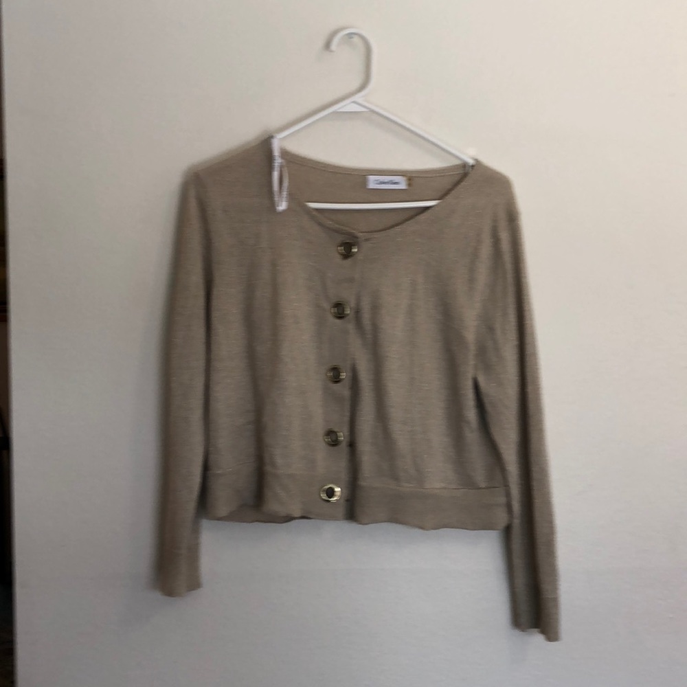 Calvin Klein Jersey Sweater - Picture 1 of 5